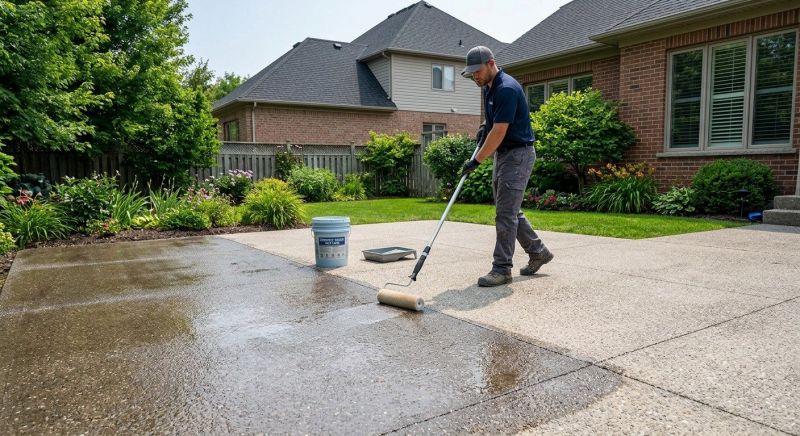 Concrete Walkway Sealing in Alpharetta, GA